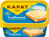 Сыр плавленый КАРАТ Сливочный 45%, без змж, 400г