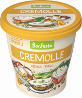 Сыр творожный мягкий BONFESTO Cremolle Лесные грибы 65%, без змж, 125г