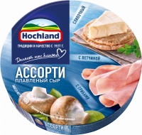 Сыр плавленый HOCHLAND Ассорти 50%, без змж, 140г