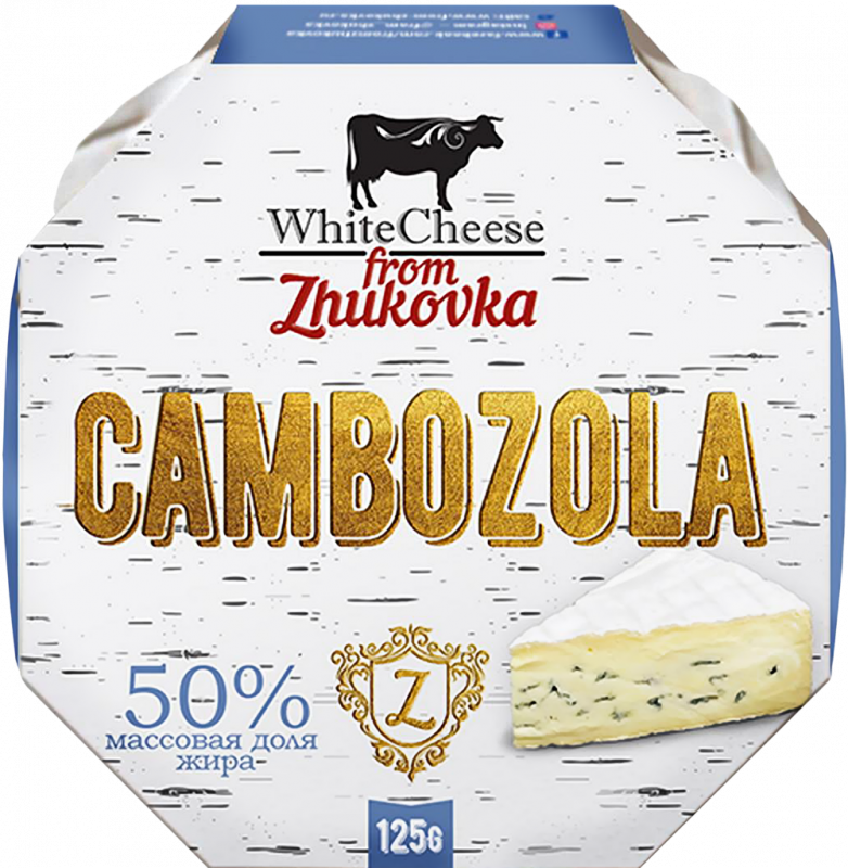 Сыр FROM ZHUKOVKA Камбоцола 50%, без змж, 125г