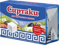 Продукт рассольный комбинированный СИРТАКИ Original Для греческого салата 55%, 200г