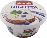 Сыр VITALAT Рикотта 40%, без змж, 250г