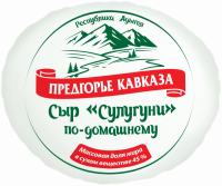 Сыр ПРЕДГОРЬЕ КАВКАЗА Сулугуни По-домашнему 45%, без змж, 110г