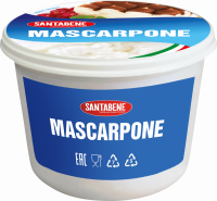 Сыр SANTABENE Маскарпоне 80%, без змж, 500г