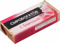 Сыр плавленый СЫРОБОГАТОВ с ветчиной 50%, без змж, 80г