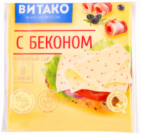 Сыр плавленый ВИТАКО с беконом 45%, без змж, 130г