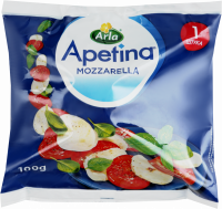 Сыр ARLA APETINA Моцарелла 45%, без змж, 100г