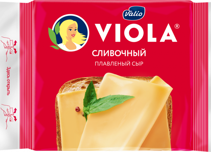 Сыр плавленый VIOLA Сливочный 45%, без змж, 140г Сыр плавленый VIOLA Сливочный 45%, без змж, 140г