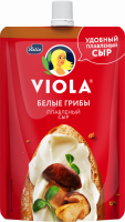Сыр плавленый VIOLA с белыми грибами 45%, без змж, 180г