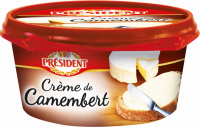 Сыр плавленый PRESIDENT Creme de Camembert 50%, без змж, 125г